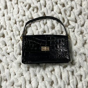 Faux Croc Purse